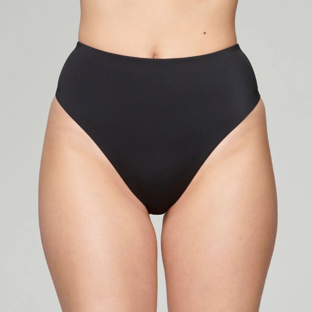 CUUP | The Highwaist Swim Bottom, Black (Size 2/S)